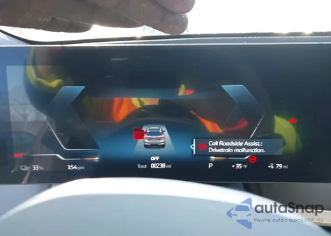 2026 BMW Ix xDrive45 z USA, uszkodzony, nr VIN WB543CF04TCW81876